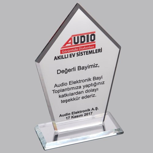 kristal plaket