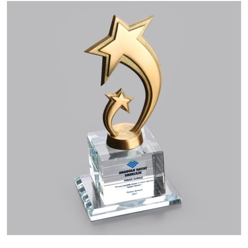 kristal plaket