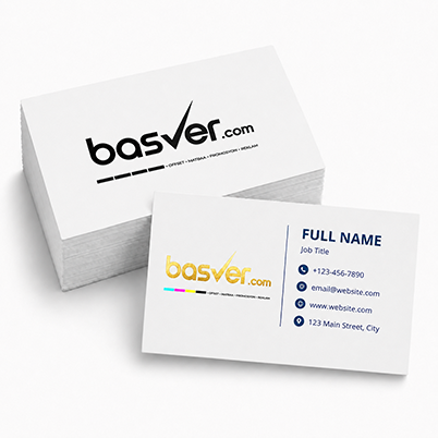 Basver.com yaldızlı kartvizit