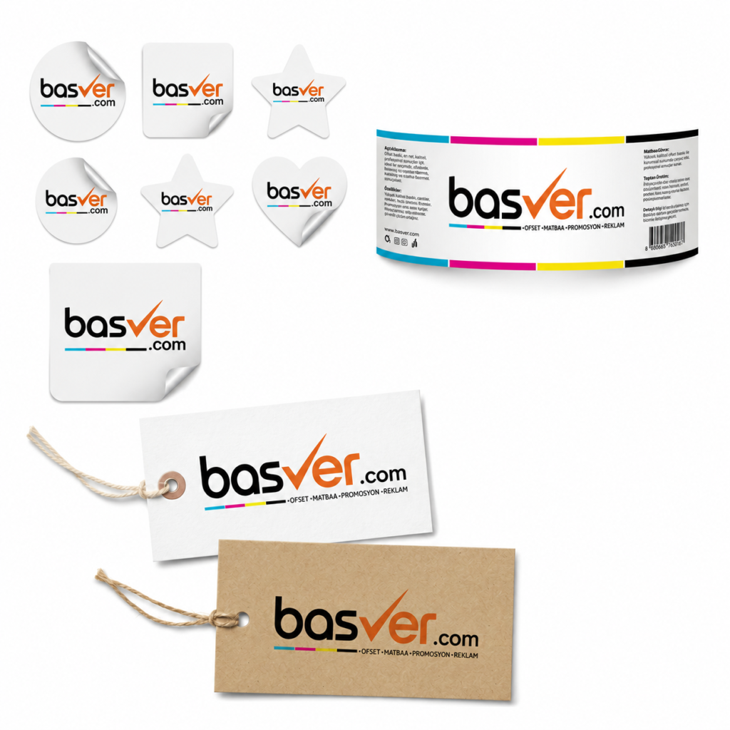 Basver.com etiket sticker baskı